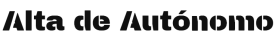 Alta de Autónomo